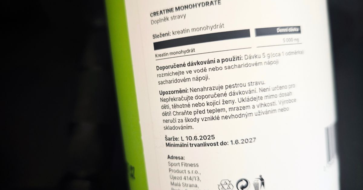 Kreatin recenze: Je SmartFuel Creatine Monohydrate nejlepší kreatin?