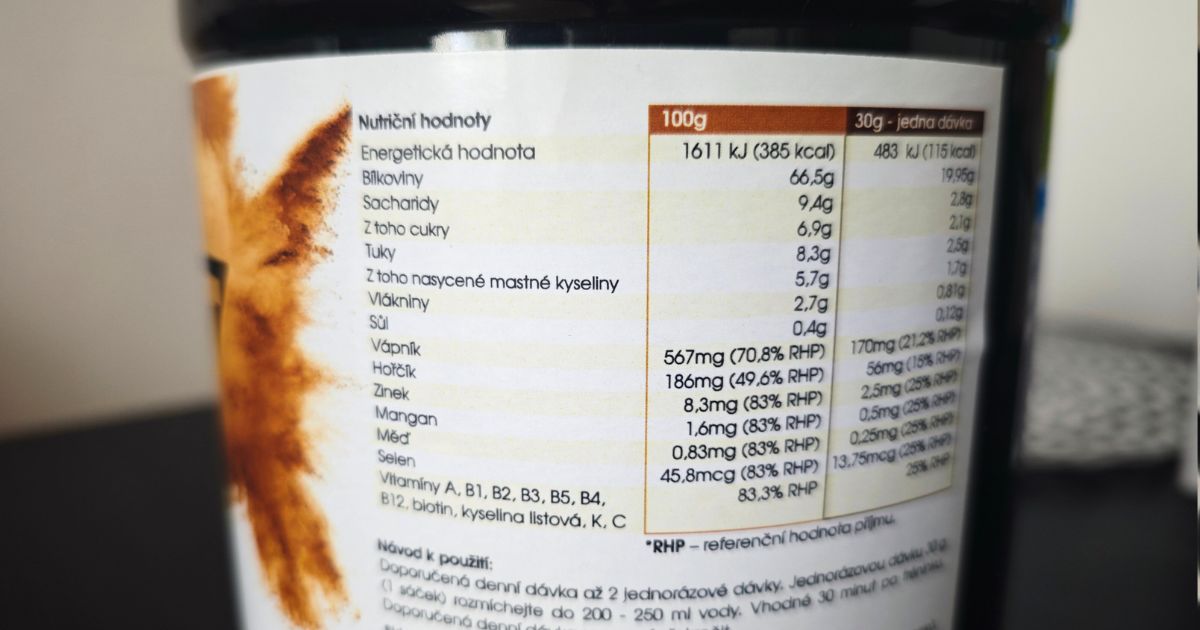 Why Not Protein recenze: Zdravý protein + 10% sleva 3 Zdravý protein recenze: Why Not Protein s vitamíny – čokoláda + maca