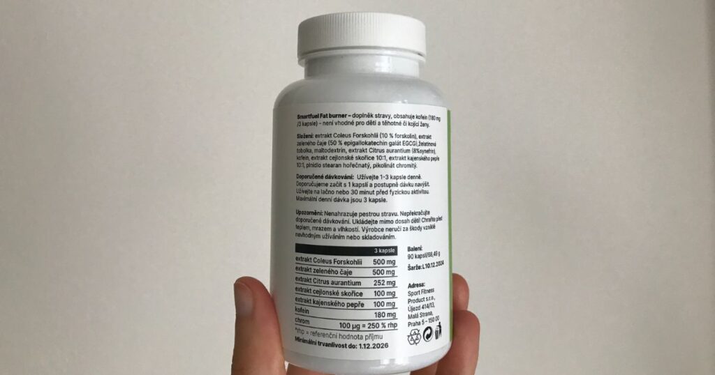 SmartFuel Fat Burner recenze: Pálení tuků + 5% sleva 3 Fitness 007 recenze: Jak obstál spalovač tuků SmartFuel Fat Burner + SLEVA