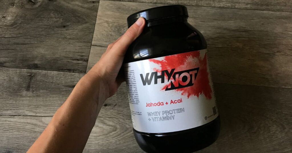 WhyNot jahodový protein recenze: Zdraví v prášku + sleva 3 Recenze: Jahodový protein WhyNot s Vitamíny a zkušenosti po měsíci užívání